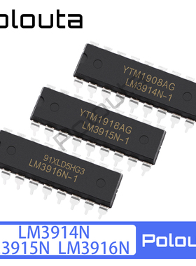 LM3914N LM3915N LM3916N LM3914N-1 DIP-18 显示驱动器芯片