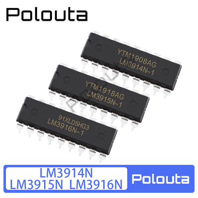 LM3914N LM3915N LM3916N LM3914N-1 DIP-18 显示驱动器芯片