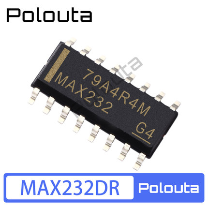 POLOUTA MAX232DRG4 MAX232DR SOP16 接收器收发器-接口芯片