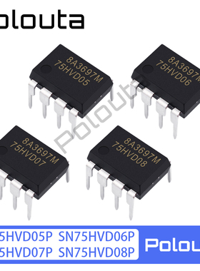 SN75HVD05P SN75HVD06P SN75HVD07P SN75HVD08P DIP-8  收发器