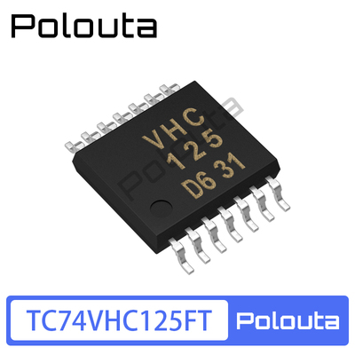 TC74VHC125FT VHV125 TSSOP-14 四路总线缓冲器芯片 Polouta