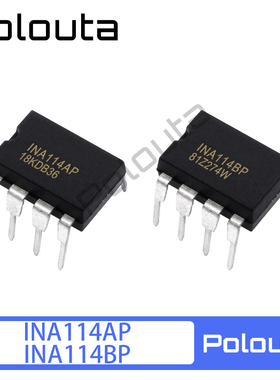 Polouta INA114AP INA114BP DIP-8 直插 精密仪表放大器 IC芯片