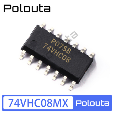 Polouta 74VHC08MX 74VHC08D,118 SOP-14 四路2输入与门逻辑芯片