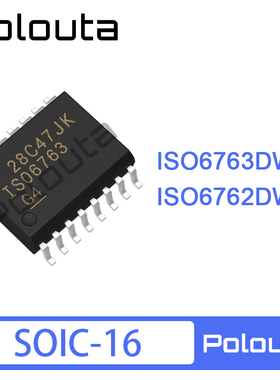 ISO6762DWR ISO6762 ISO6763DWR SOIC-16 六通道数字隔离器