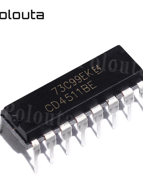 CD4511BE CD4511 HEF4511BP HCF4511 锁存解码器驱动芯片直插 DIP