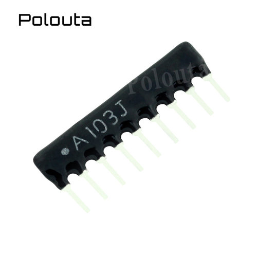Polouta 9脚排阻 2.54MM间距