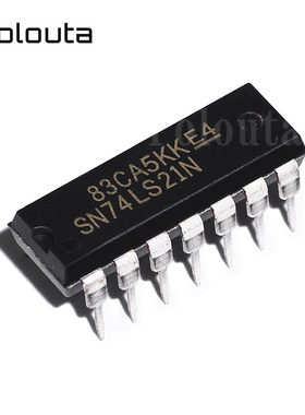 SN74LS21N 74LS21 4输入端双与门芯片 直插DIP14 POLOUTA