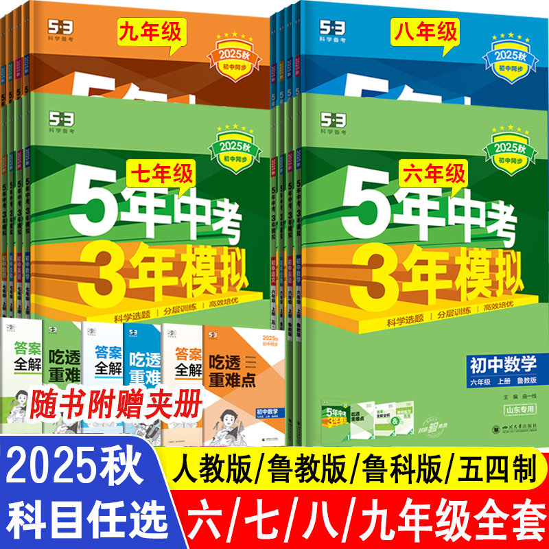 山东54制53初中同步6789年级任选