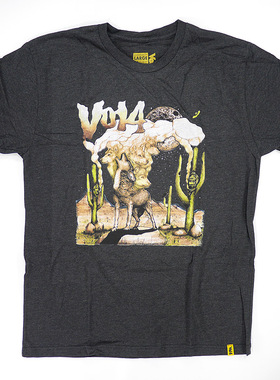 美国Vol4运动圆领短袖男士上衣T恤黑色两码另Etnies-SCC滑板店