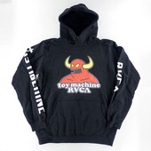 Machine帽衫 RVCA合作款 长袖 美国Toy 绒衣黑色套头欧版 SCC滑板店