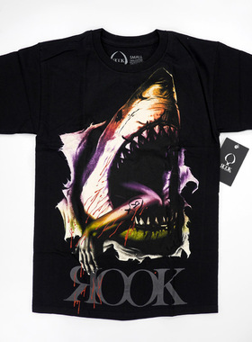 美国Rook滑板运动圆领短袖男士上衣T恤黑色两码另Etnies-SCC滑板