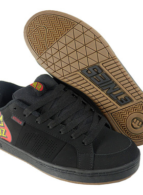 美国Etnies滑板鞋子KINGPIN大底减震硫化底护脚黑色SANTA CRUZ