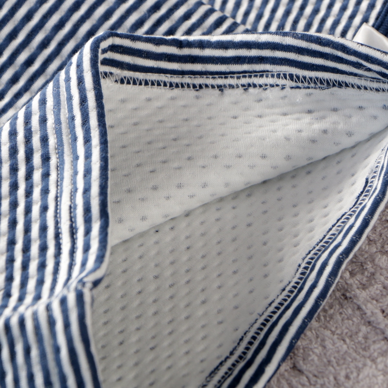 冬季加厚三层保暖儿童装内衣套装男童宝宝睡衣家居服中大童海军风