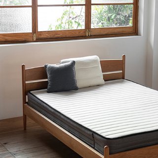 MUMO木墨 灰白床垫 环保乳胶椰棕床垫 1.5米 1.8米双人床床垫