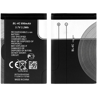 6300 6100 6103 1202手机音响电板 适用诺基亚BL BL4C 4C电池