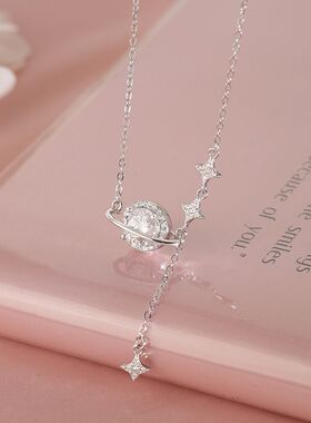 新款轻奢小众设计星球流星吊坠