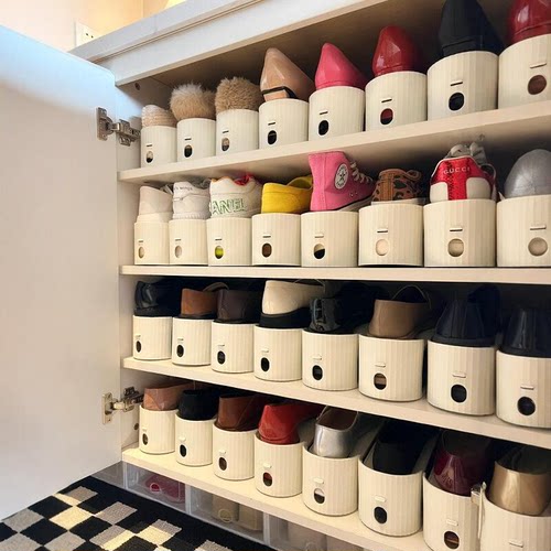 鞋柜放鞋神器鞋托架双层鞋架