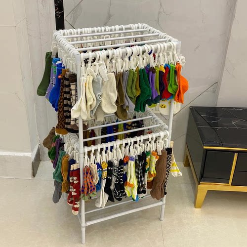 阳台晾晒袜子夹收纳神器