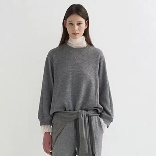 韩代SYSTEM2026春卫衣拼接松弛感休闲宽松卫衣内搭女SY2G0TTO005W