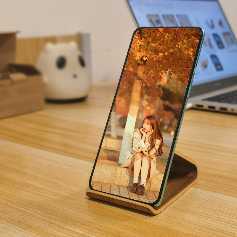 木质手机平板支架桌面木质座垫中小学生ipad网课创意ins个性礼物