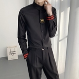 714A-D609P45控69/2025春季新款空少衬衫ktv夜店理发店工作服衬衣，男装衬衫，星座714A（原电商C314）