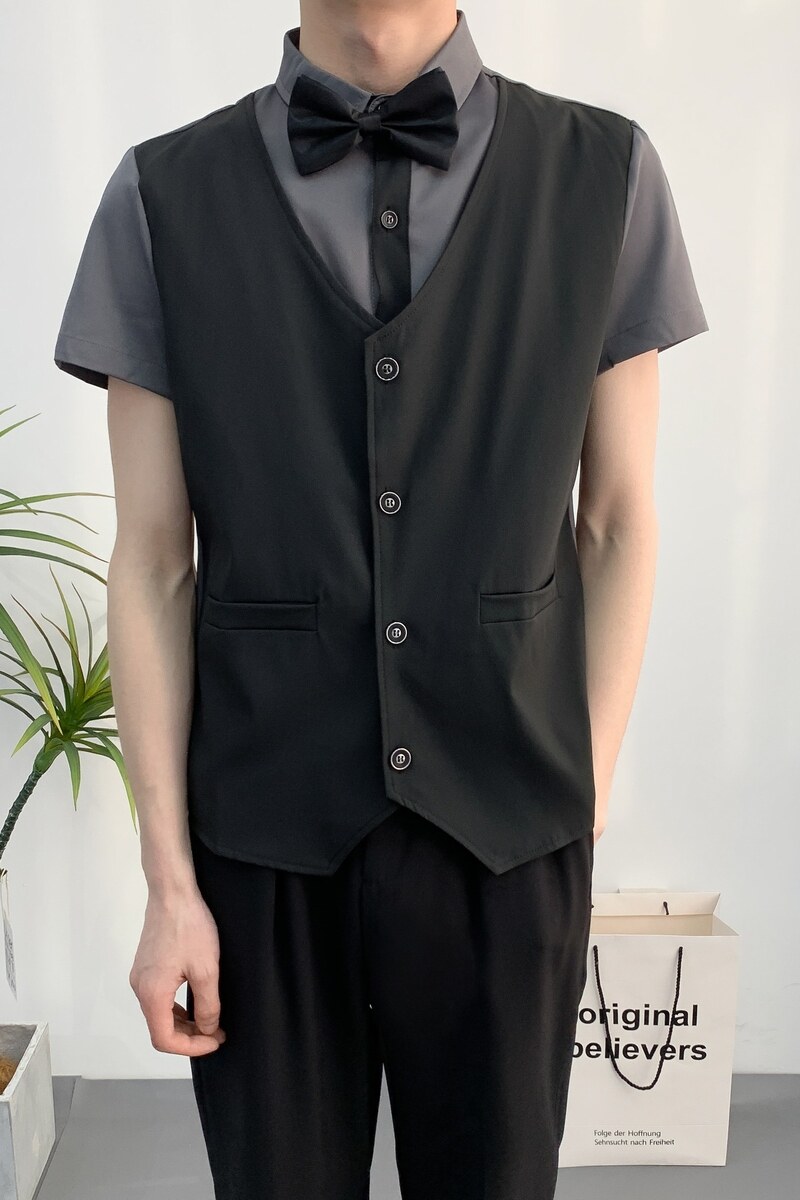 714A-H6005P55P55控78/2025夏季短袖ktv酒吧餐厅台球城工作服衬衫,男装T恤,星座714A（原电商C314）
