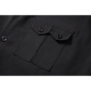 714A-H657P55控88/2026春季新款修身假两件复古马甲衬衫潮工作服图片