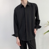 714A-D3051P45控69/2025春季新款酒吧发型师工作服伴郎礼服衬衣，男装衬衫，星座714A（原电商C314）