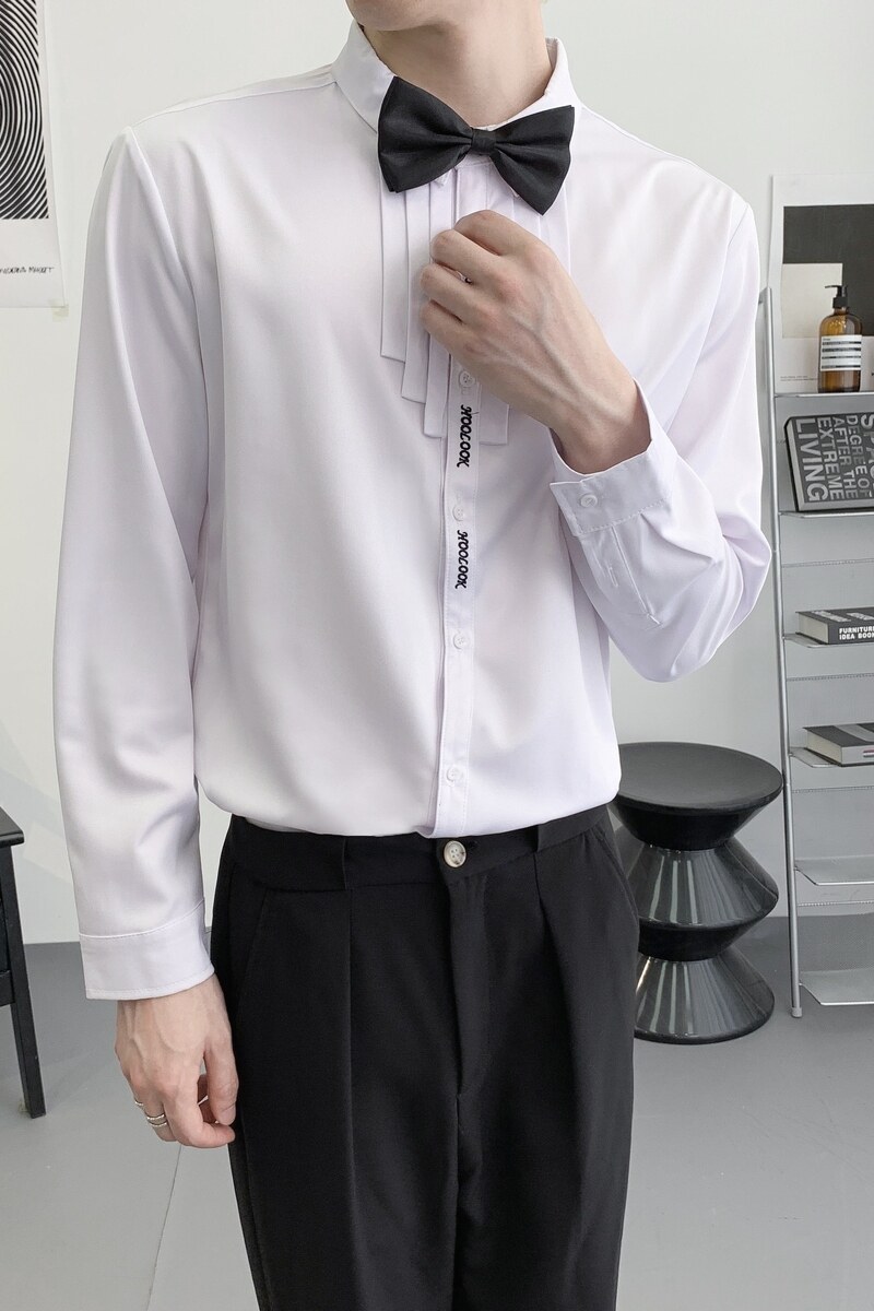 714A-D3059P45控69/2025秋季工作服衬衫礼服伴郎服舞蹈主持表演服,男装衬衫,星座714A（原电商C314）