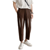 714A-K6918P85控119轻熟风抖音2025夏季精品休闲九分裤小脚裤潮裤，男装休闲裤，星座714A（原电商C314）