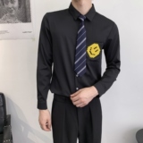 714A-C3068P40控69/2025秋季新团体衬衫发型师制服衬衣奶茶咖啡店，男装衬衫，星座714A（原电商C314）