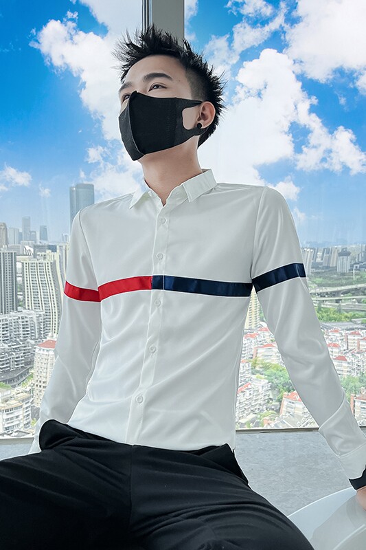 714A-T9067P35控55/2025春季青少年工作服衬衫潮流衬衣团体服,男装衬衫,星座714A（原电商C314）