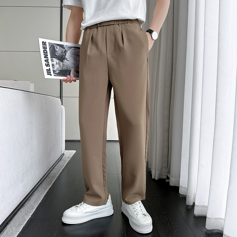714A/G8801P35控49/2025男士休闲西裤直筒裤简约长裤四季可穿裤子,男装西裤,星座714A（原电商C314）
