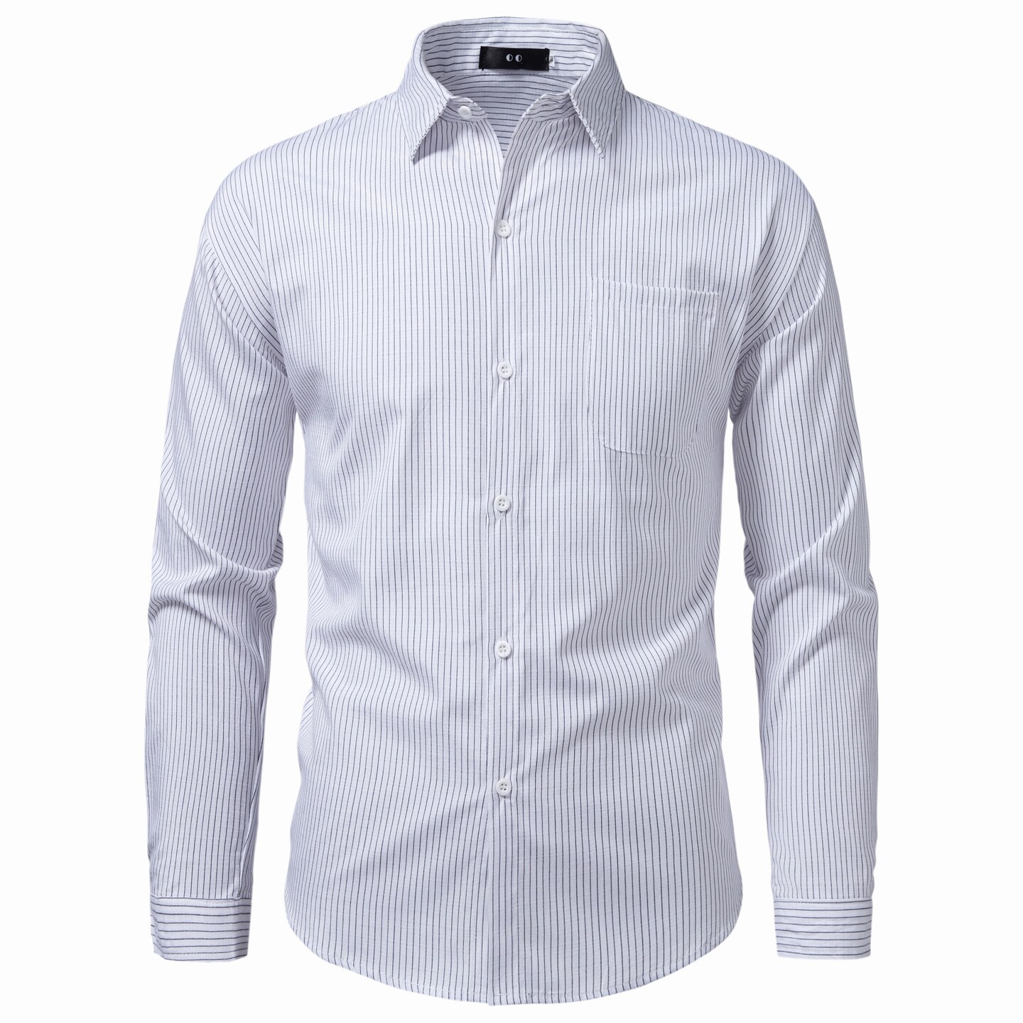 714A-D663P45控69/2026春季男士宽松细条纹衬衫尖领潮版休闲衬衣，男装衬衫，星座714A（原电商C314）