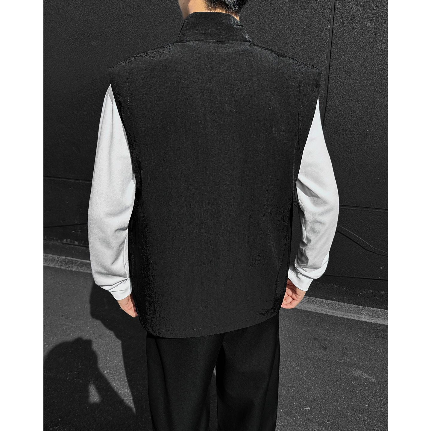 714A-M3094P48控68/2025秋季新款立领时尚马甲无袖外套工作服坎肩,男装背心/马甲,星座714A（原电商C314）