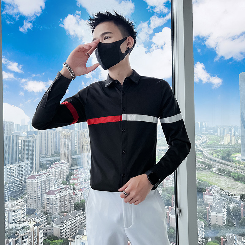 714A-T9067P35控55/2025春季青少年工作服衬衫潮流衬衣团体服,男装衬衫,星座714A（原电商C314）