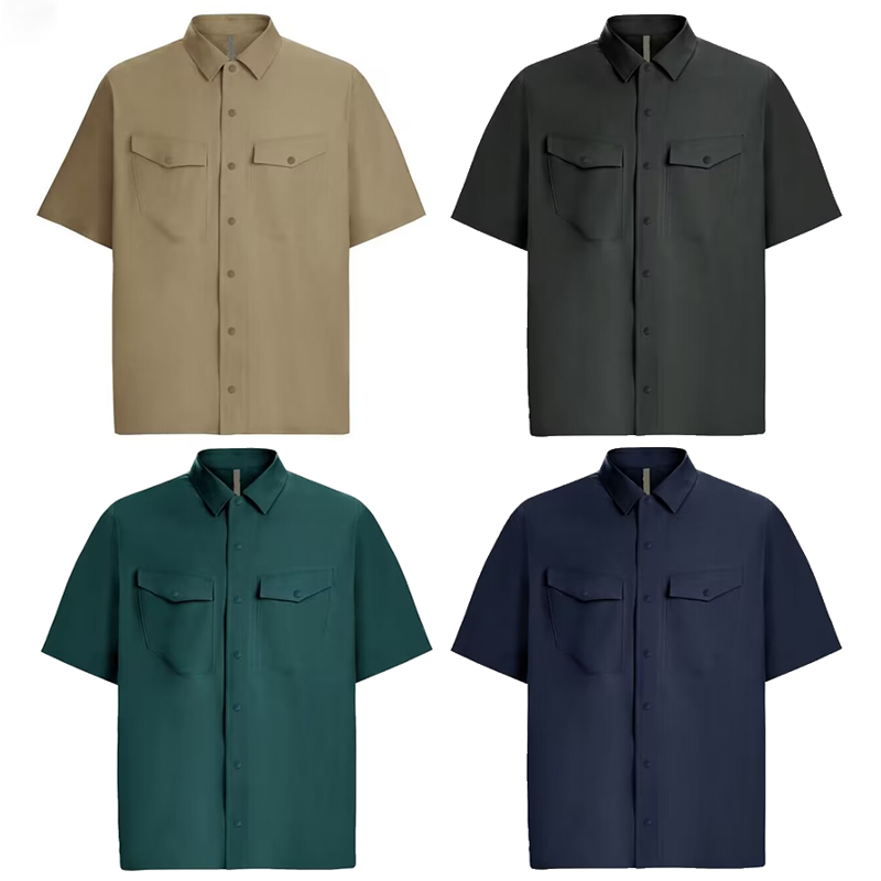 高端商务城市机能速干短袖衬衫