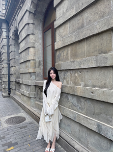 Yumeo钰 芝芝千层~浪漫羊毛上衣纱裙长裙仙女裙温柔裙