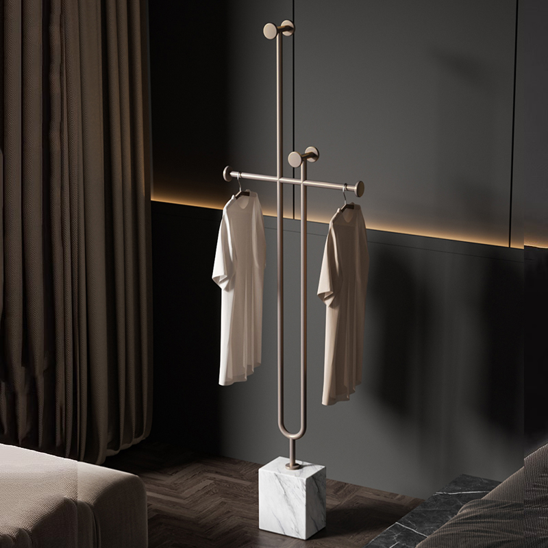 衣帽架落地卧室挂衣轻奢百搭