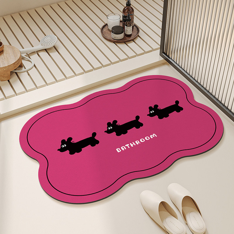 浴室防滑地垫吸水垫防摔硅藻泥速干厕所淋浴板脚垫卫生间门口垫子,居家布艺,家用脚垫,淘宝优惠券,粉丝福利购,淘宝优惠卷