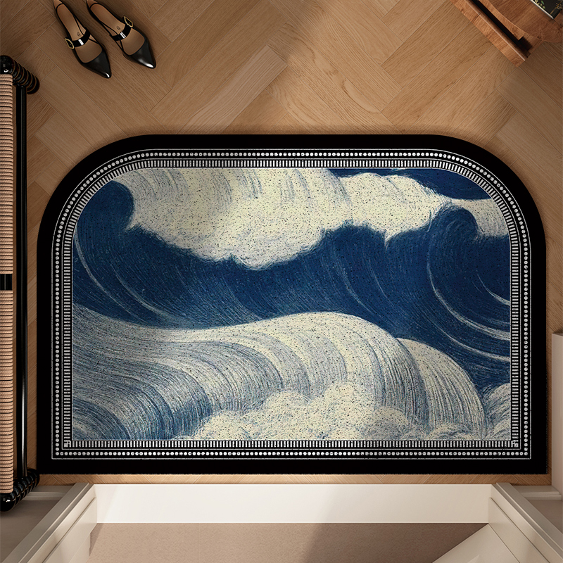 入户门地垫进门室外地毯家用耐脏免擦洗防滑丝圈大门口脚垫可裁剪