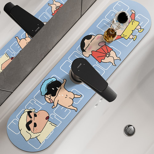 硅藻泥吸水垫厨房水龙头垫洗手台洗漱台面牙刷杯浴室速干沥水垫子