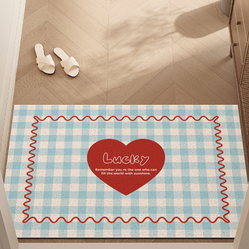 简约丝圈入户地垫家用进门门口玄关防滑刮沙脚垫子可裁剪耐脏地毯