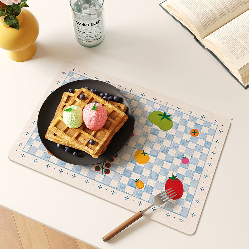 ins风餐垫桌面隔热垫子防烫耐高温防水防油防滑餐垫家用免洗杯垫,居家布艺,餐垫,淘宝优惠券,粉丝福利购,淘宝优惠卷