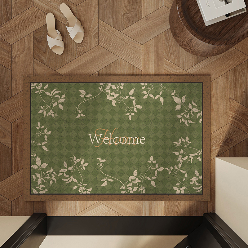 中古复古入户门地垫进门门口门垫防滑耐脏可裁剪地毯除尘家用脚垫
