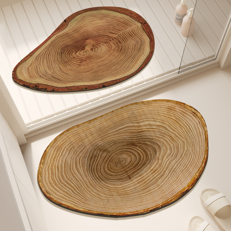 创意卫生间地垫浴室防滑吸水厕所门口踩脚垫子速干洗手间专用地毯