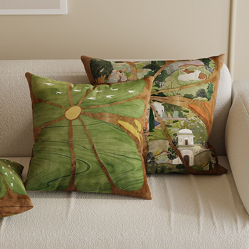 沙发抱枕套含芯轻奢高级感客厅靠垫卧室床头靠枕套飘窗腰靠可拆洗