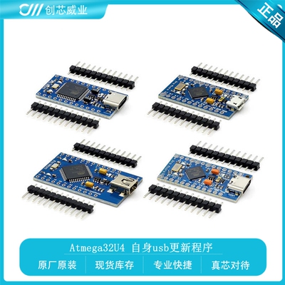 Pro Micro 采用Atmega32U4 自身usb更新程序 5V/16M 单片机开发板