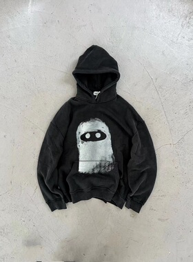Arnodefrance “Kanye West”NFT涂鸦水洗连帽卫衣 帽衫