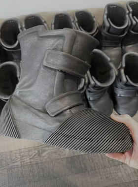 ARNODEFRANCE 坦克靴子3D打印橡胶鞋 高帮鞋